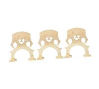VICASKY 3pcs Bridge Crafted from Maple Wood Improves Sound Quality Fits Standard for Learning and Practicing