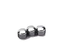 VICASKY 3pcs Chrome Metal Control Knobs Cap with O-ring for Electric Guitar Bass Volume Tone Adjustment Sturdy Guitar Parts Accessory Suitable for Musical Instrument Repair