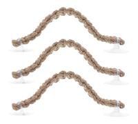 VICASKY 3pcs Climbing Rope for Hermit Crab Moss Bridge Reptile Hanging Rope inside Tank Climbing Vines for Reptiles Habitat