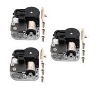 VICASKY 3pcs Clockwork Music Box Movement DIY Replacement Mechanism Wind Up Musical Parts for Crafting Soothing Tunes Therapeutic for Adults