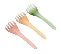 VICASKY 3pcs Creative Resin Five Claw Massage Comb Ergonomic Scalp Massager for Relaxation and Circulation Smooth Skin Friendly Design with Green Brown and Transparent Pink Colors