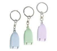VICASKY 3pcs Cute Nail Clippers Key Ring Folding Nail Scissors Manicure Tools for Women Portable