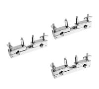 VICASKY 3pcs Drum Cymbal Holder Cymbal Clamp Extension Stand for Drum Kit Music Instrument Part Holder for Set Clip