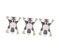 VICASKY 3pcs Educational Plush Dog Chew Toy Sound Creative for Pet Cats and Dogs Reduces Boredom Destructive Behavior for Chewing Playing