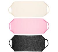 VICASKY 3pcs Elastic Long Strip Shower Towels Back Scrubbers for Deep Cleaning and Accelerating, Made of Polyester and Cotton, for Exfoliating Bath and Shower Use