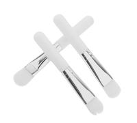 VICASKY 3pcs Face Mask Applicator Brush Soft Handle Gentle Facial Mask Brushes for Smooth Application Compact Makeup Tools for Skincare