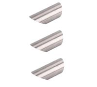 VICASKY 3pcs Finger Slide Bar Guitar Slide for Acoustic Electric Guitars Metal Construction Enhance Harmonics Intonation Bright Sound