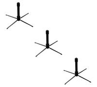 VICASKY 3pcs Foldable Stand for Clarinet and Flute Portable Folding Flute Holder Stand for Home Use Display Rack