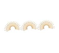VICASKY 3pcs Goddess Tiara Crown Spiked Headband Elegant Sunburst Headpiece for Women Wedding Cosplay Parties Festivals