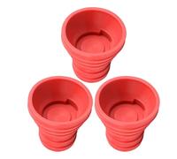 VICASKY 3pcs Golf Ball Retriever Set Rubber Suction Cups Mini Golf Ball Picker Grabber for Putter for Practice and Training