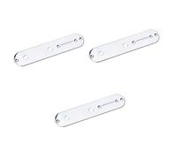 VICASKY 3pcs Guitar Bridge Control Plate for Tl Guitar Metal Control Cavity Cover Wiring Cover
