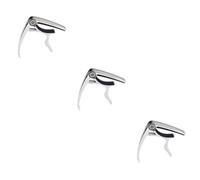 VICASKY 3pcs Guitar Capo Tune Clamp Key Trigger Capo Clip for Acoustic Electric Guitar Violin Ukulele Banjo Mandolin
