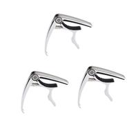 VICASKY 3pcs Guitar Capo Tune Clamp Key Trigger for Acoustic Electric Guitar Ukulele Banjo Mandolin