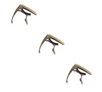 VICASKY 3pcs Guitar Clip Tuner Acoustic Electric Guitar Capo Clip Tuner for Ukulele Banjo Mandolin Padding Clamp