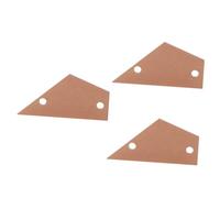 VICASKY 3pcs Guitar Fretboard Leveling Ruler Guitar Radius Gauge String Instrument Accessories Accessories String Gauge Fret Rocker Tool Fret Leveling Ruler Professional Luthier Tool