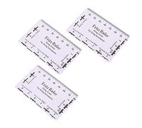 VICASKY 3pcs Guitar Measuring Rulers for String Height Inspection Instrument Tools for Electric and Acoustic Guitar Repair