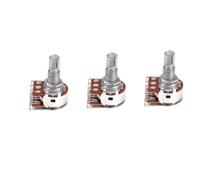VICASKY 3pcs Guitar Potentiometer Replacement Linear Taper Pot Dual Pot Bass Volume Tone Control