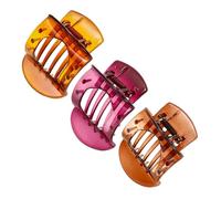 VICASKY 3pcs Hair Claw Clips for Women and French Arch Jaw Clamps with Inner Teeth for Thick Hair for Daily and Party Styling