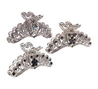 VICASKY 3pcs Hair Jaw Clips Alloy Claw Clamp Lightweight Delicate Hair Fixers for Women Valentine's Day