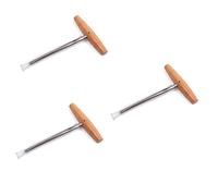 VICASKY 3pcs Heavy Duty T-handle Tapered Bridge Pin Hole for Woodworker Cutting Tool for Guitar Reaming Tool and Woodworking Projects