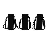 VICASKY 3pcs Insulated Water Bottle Carrier Adjustable Shoulder Strap Neoprene Pouch for Hiking Travel Gym and Outdoor Activities