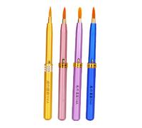 VICASKY 3pcs Lip Liner Brush Set for Daily Use, Multi-function Cosmetic Makeup Tool with Fiber and Pu Material, Convenient Beauty Brushes for Personal Use by Ladies and Random Color