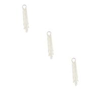 VICASKY 3pcs Macrame Headband Tassel Pendant for Wedding Bride Bohemian Hair Accessory Bridal Jewelry for Bridal Shower Unique Bohemian Headband for Women's Fashion