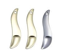 VICASKY 3pcs Makeup Dig Scoop Portable Cosmetic Spoon for Face Eye Cream Application Practical Mask Pick Stick for Facial Skincare Routine Random Style