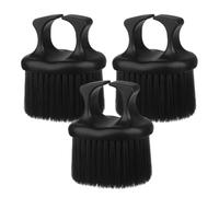 VICASKY 3pcs Men's Hair and Beard Brush Set with Nylon Bristles and Abs Handle, Time-saving and Easy to Store Styling Brushes for Outdoor and Traveling Use