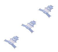 VICASKY 3pcs Mesh Bather Boy Girl Bathing Support Mat Comfortable Bath Seat for Months Plus Bathroom