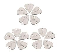 VICASKY 3pcs Metal Guitar Pick Plectrum Classic Shape for Acoustic and Classical Bass Guitars