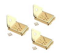 VICASKY 3pcs Metal Triangle Mandolin Tailpiece Screws for Guitar Mandolin Parts Decoration Tone Improvement