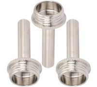 VICASKY 3pcs Metal Trumpet Piston Stem Anti-rust Connecting Rod for Trumpet Replacement Wear-resistant Lightweight Piston Stem Supplies Easy to Store Convenient Operation Stainless Steel