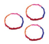 VICASKY 3pcs Meters Elastic Rope Sensory System Training Tool for Outdoor Southeast Northwest Running Teamwork Games Double Hose with Cloth Wrapping for Balance and Random Color
