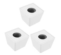 VICASKY 3pcs Mic Flag Station Wireless Microphone Cover Holder for Interview Corporate Meetings Professional Broadcast Accessory