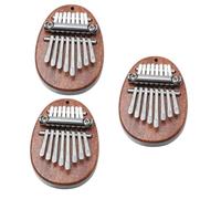 VICASKY 3pcs Mini Kalimba Thumb Piano Portable Hand Piano Boys and Girls Musical Instrument Wooden Mini for Beginners