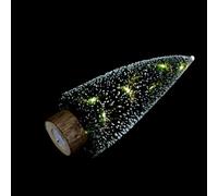 VICASKY 3PCS Mini Luminous Xmas Tree Decorations Warm LED Lights, 20-30cm Micro Desktop Pine Tree Ornaments for Christmas Table and Home Adornment