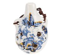VICASKY 3pcs Mini Ocarina Ceramic for Beginner Decorative Alto Ocarina Instrument Musical Practice for Home Use
