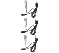 VICASKY 3pcs Mini Portable Microphone for Smartphone Lightweight Design Voice Recording for Singing Podcasting and Live Streaming The Go