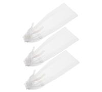 VICASKY 3PCS Miniature Doll Wedding Veil Lightweight Bridal Headpiece Accessories for Photography DIY Creative Play Compatible with Various Doll