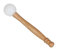 VICASKY 3pcs Musical Instrument Singing Bowl Percussion Stick for Crystal Bowl Buddha Sound Therapy Home Use Rubber Sound Stick for Mallet