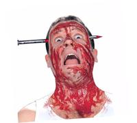 VICASKY 3pcs Nail through Head Prop Halloween Prank Set with Blood Stain Effect, Tricky Headwear for April Fool’s Day and Halloween Party Accessories