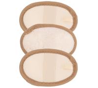 VICASKY 3Pcs Natural Loofah Exfoliating Pads for Body Deep Cleansing Soft Thin Loofah Sponge Scrubbers with Hanging Rope Biodegradable Bathing Tools for Shower Spa and Dead Skin Removal