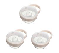 VICASKY 3pcs Pacifier Case Pacifier Holder for Storage Travel Container Box for Newborn Bibs Dummies