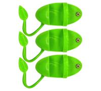 VICASKY 3pcs Parrot Perch Stand with Cuttlebone Holder Food Basket Clip Beak Care Healthy Feeding Accessory for Budgie Parakeet Cockatiel Finch Lovebird