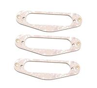 VICASKY 3pcs Pickup Frame for Electric Guitars Single Coil Mounting Ring Narrow Hole Design Humbucker Compatible