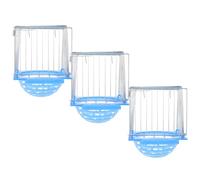 VICASKY 3pcs Plastic Bird Nest Box for Parakeet Cockatiel Small Parrots Breeding House for Pet Birds Nesting and Mating