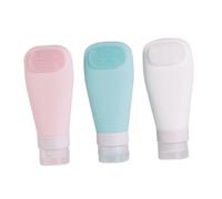 VICASKY 3Pcs Portable Empty Bottles for Travel Unique Shampoo Lotion Dispenser with Bristle Leak Outdoor Cosmetic Containers Lake