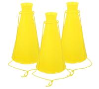 VICASKY 3Pcs Portable Megaphones Speaker Fun Party Noisemaker Horn for Sports Cheer Birthdays Concerts Events Lightweight Material Easy to Clean