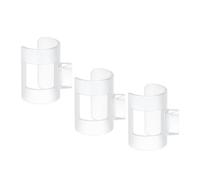 VICASKY 3Pcs PVC Clip-On Wind Director Nozzles for Chinese Bamboo Flute Dizi Defg Key, Wind Practice Aid for Beginner Woodwind Instrument Players